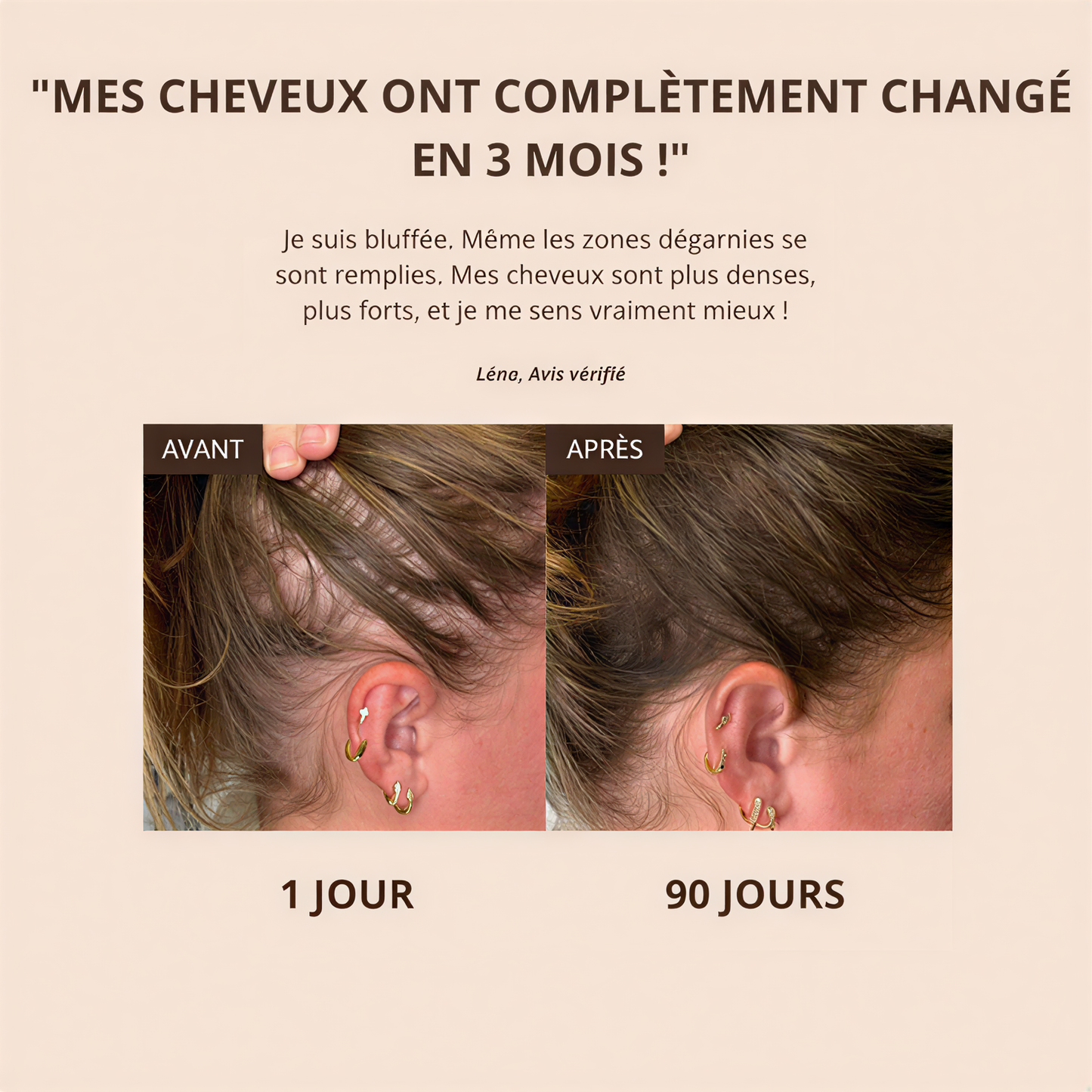 Ulvane Éclat du Cuir | Brosse capillaire 3-en-1